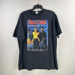 Boyz In The Hood T-shirt Mens 2XL Black‎ Blue Cotton Graphic Tee Streetwear